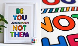 Image of A Colourful Rebellion Giclée print on 310gsm Somerset Velvet Paper