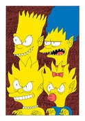 Image of Devil Family - A3 Risograph Print