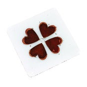 Image of Classic Mocha 4 Heart Coasters