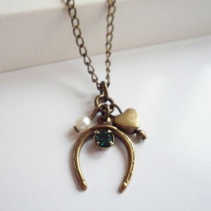 Image of Charmed Horseshoe Neckace