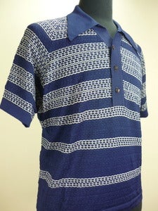 Image of 50s Donegal knit golf shirt