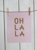 Image of OH LA LA PRINT
