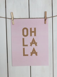 Image of OH LA LA PRINT