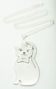 Image of CAT Necklace - Sterling Silver