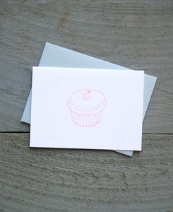 Image of Cupcake Everyday Note Card