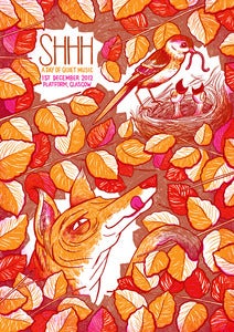 Image of Shhh Quiet Music Festival poster