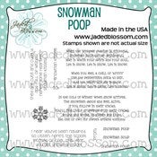Image of Snowman Poop (4x4) REVAMPED ~ Peachy