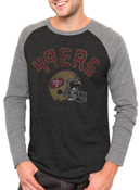 Image of NFL San Francisco 49ers Vintage Inspired Long Sleeve Raglan