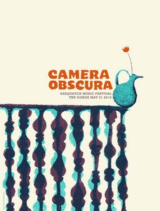 Image of Camera Obscura Gig poster