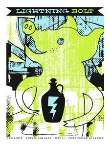 Image of Lightning Bolt Gig Poster