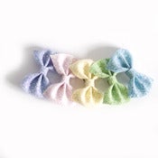 Image of Small Glitter Hair Bow - Pastels