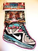Image of King Of Miami Lebron Swag Stocking (Plushy White Velvet)