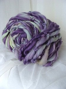 Image of Handspun BFL Yarn - Winter Crocus