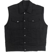 Image of Biltwell Prime Cut Collared Vest - Black (Gen2)
