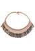 Image of Black irridescent chainmaille and crystal mini-fringe necklace + colors