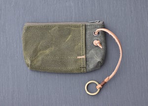 Image of Ring Pouch - Olive Wax