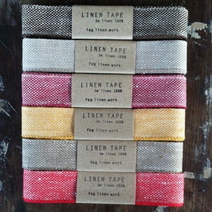 Image of Linen Tapes: 2.5cm