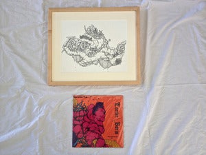 Image of TORCHE / BORIS 'Chapter Ahead Being Fake' original artwork + 10"
