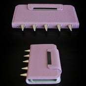 Image of Iphone 5 Lilac Palm Wallet  (FREE SHIPPING)