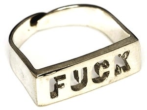 Image of FUCK - White Bronze