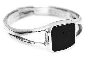 Image of SQUARE BLACK - White Bronze