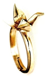 Image of PAPER KRANE - Brass