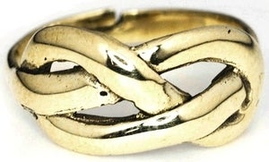 Image of FIGURE 8 KNOT - Brass
