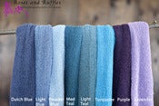 Image of Newborn Stretch Wraps - Blues and Purples 