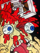 Image of VIDEO NASTIES T-shirt by Johnny Ryan (BLACK)