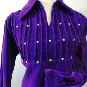Image of Velveteen Blouse