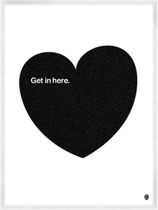 Image of Get In Here - Black Print