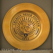 Image of Plate Vinyl - LDS Relief Society Logo