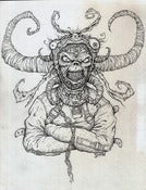 Image of 'Eddie the Head' original illustration