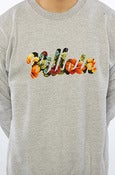 Image of Villain Floral Patch Crewneck (GRY)