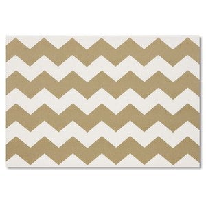Image of Gold Chevron Placemat 