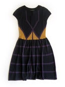 THML Deco Dress - Navy/Purple