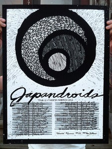 Image of Japandroids (Tour 12) - Screenprinted Poster