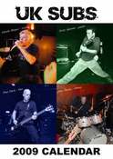Image of UK Subs 2009 A3 calendar