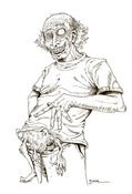 Image of "Do I Have Something In My Teeth?..." original illustration