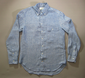 Image of Buckshot Sonny's Indigo Linen Vacation Shirt