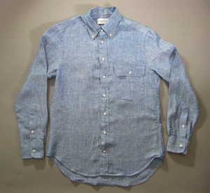 Image of Buckshot Sonny's Indigo Linen Vacation Shirt