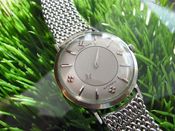Image of VINTAGE LONGINES MYSTERY DIAL 10k white gold filled case - SOLD!! 