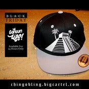 Image of Black/Silver CancunLife Snapback (Available on Black Friday ONLY then its gone)