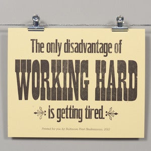 Image of Working Hard