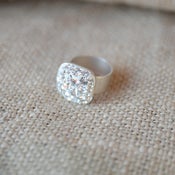 Image of Square Silver Ring
