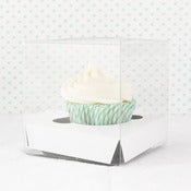 Image of Clear Cupcake Box 
