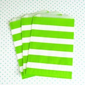 Image of Green Stripe Treat Bag