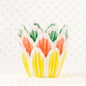 Image of Tulip Flower Mini Cupcake Liners