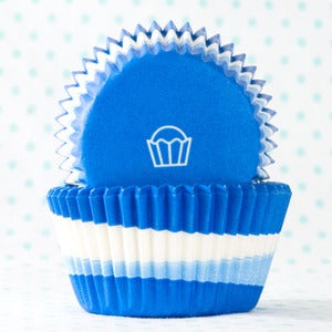 Image of Blue Swirl Cupcake Liner