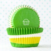Image of Green Swirl Cupcake Liner